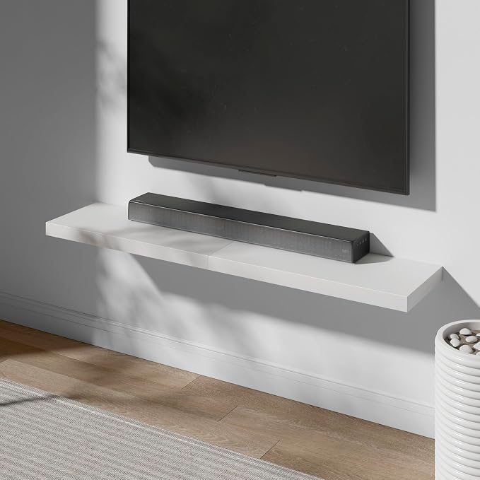 Floating Shelf, 36 in W x 12.75 in D x 2 in H Wooden Floating Wall Shelf - Image 2
