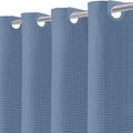 Inhousolu No Hook Waffle Weave Shower Curtain by INHOUSOLUHOMEDECOR
