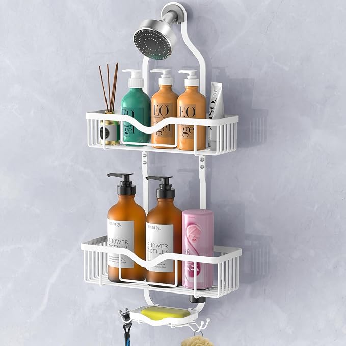 Kadolina Shower Caddy Hanging, Bathroom Shower Rack, Bathroom Organizer by Kadolina