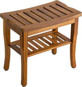 VaeFae Teak Shower Bench, Spa Bath Shower Stool by VaeFaeDirect