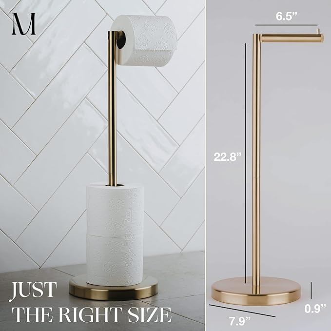 MARMOLUX ACC Free Standing Toilet Paper Holder Stand - Image 2