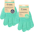 Yiclick Heavy Exfoliating Gloves, Exfoliating Body Scrubber by YiclickCreateBeautyforLife