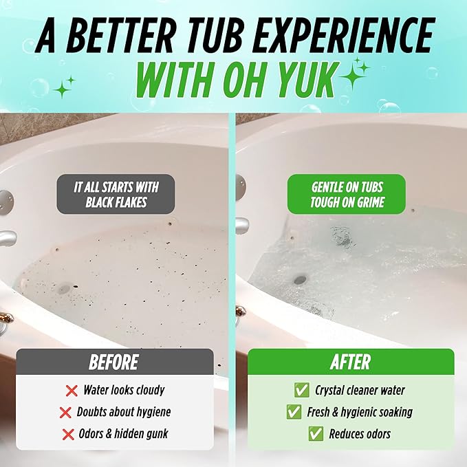 Oh Yuk Jetted Tub Cleaner for Jet Tubs, Whirlpools, The Most Effective Jetted - Image 4