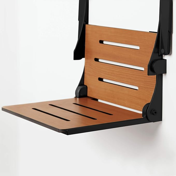 Seachrome Silhouette Comfort Folding Wall Mount Shower Bench Seat - Image 5