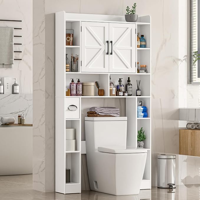 Farmhouse Storage Cabinet Over Toilet - Image 7