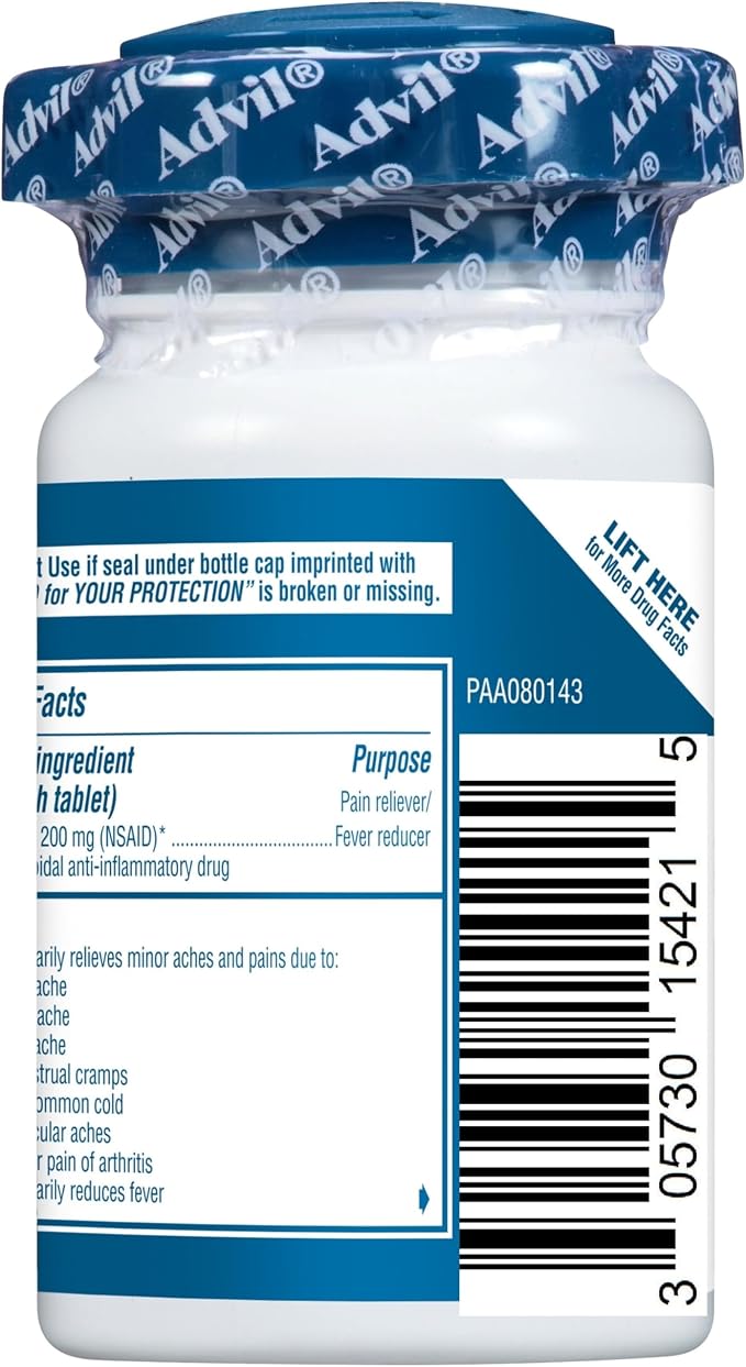 Advil Pain Reliever and Fever Reducer, Pain Relief Medicine - Image 15
