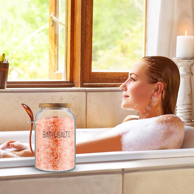 1 Piece 94 oz Bath Salts Glass Jar - Image 6