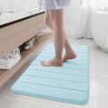 Buganda Memory Foam Bath Mat, Ultra Soft and Non-Slip Bathroom Rugs, Water by Buganda