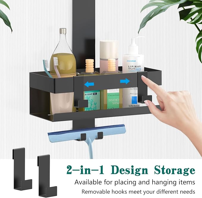 Emibele Over The Door Shower Caddy, 304 Stainless Steel Hanging Shower Caddy - Image 3