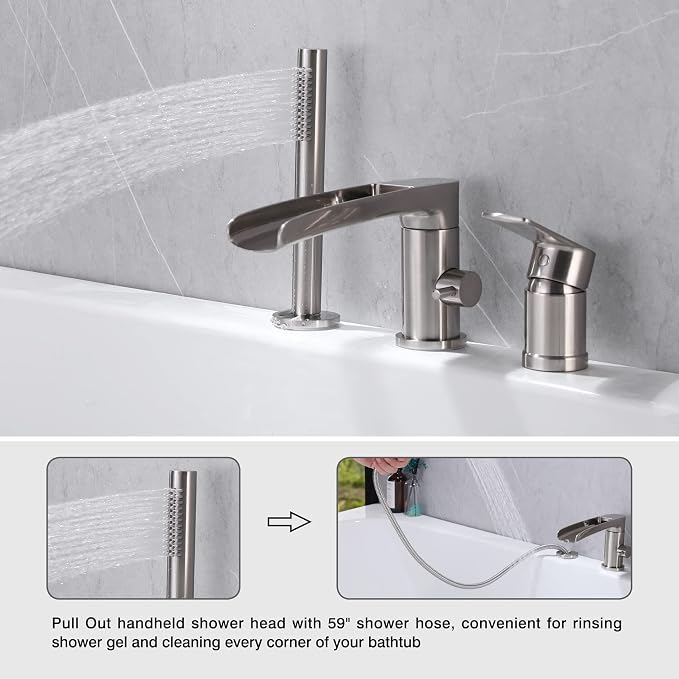TapLong Waterfall Roman Tub Faucet - Image 5