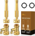 Twinkle Star Heavy-Duty Brass Adjustable Twist Hose Nozzle, High Pressure Hose by TwinkleStar