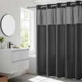 River Dream Heavyweight No Hooks Required Dotted Waffle Weave Shower Curtain - by RiverDream