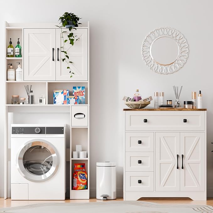 Vabches Farmhouse Storage Cabinet - Image 5