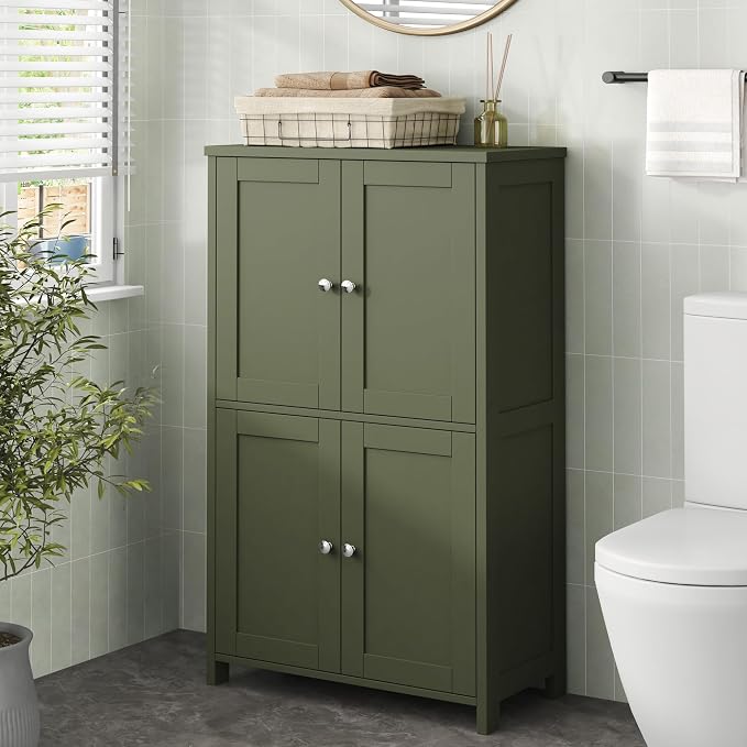 Nuturelly Bathroom Floor Storage Cabinet, Bathroom Organizers and Storage by Nuturelly