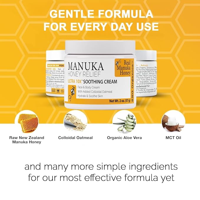Super Natural Goods Manuka Honey Cream – Hydrating Lotion - Image 4