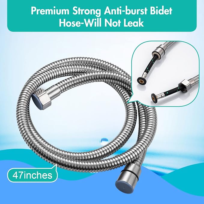 BARROCK Handheld Bidet Sprayer for Toilet, Stainless Steel Metal Made Baby - Image 5
