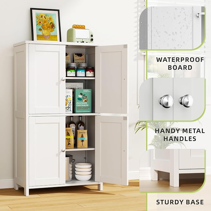 Vongrasig Bathroom Storage Cabinet, Small Bathroom Floor Cabinet - Image 6