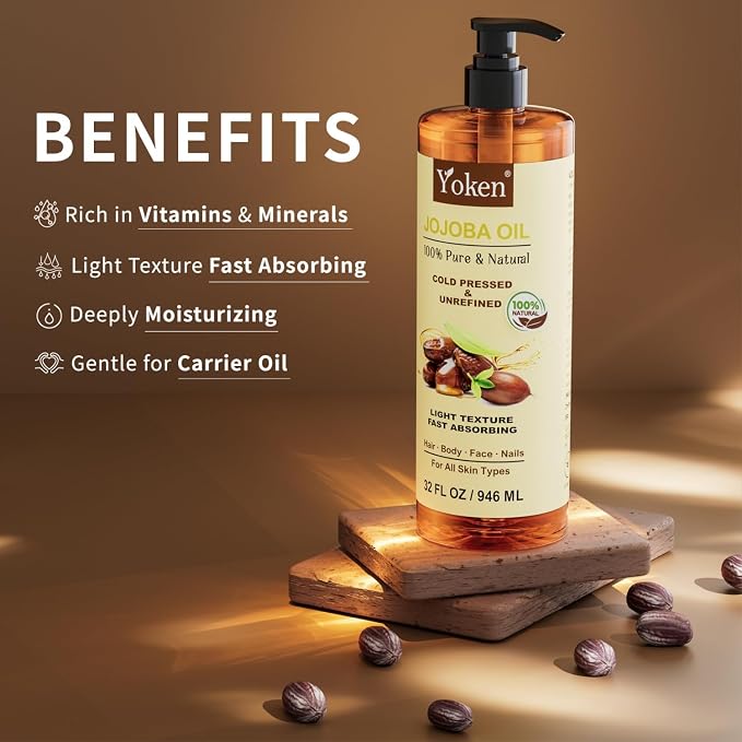 32 fl oz 100% Pure Jojoba Carrier Oil - Image 4