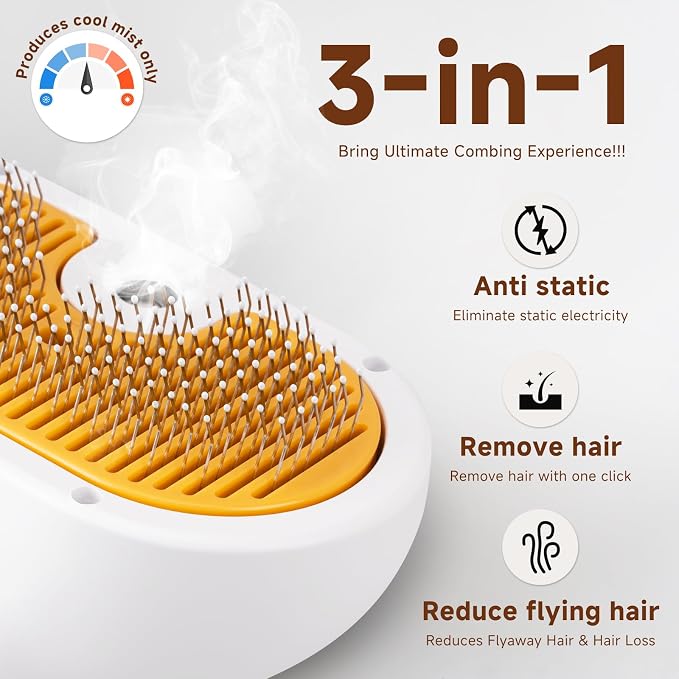 Pet Steam Brush for Dog & Cat - Image 2