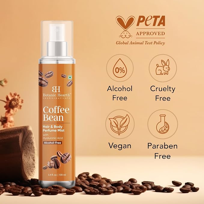 Botanic Hearth Coffee Bean Hair Perfume & Body Perfume Mist - Image 4