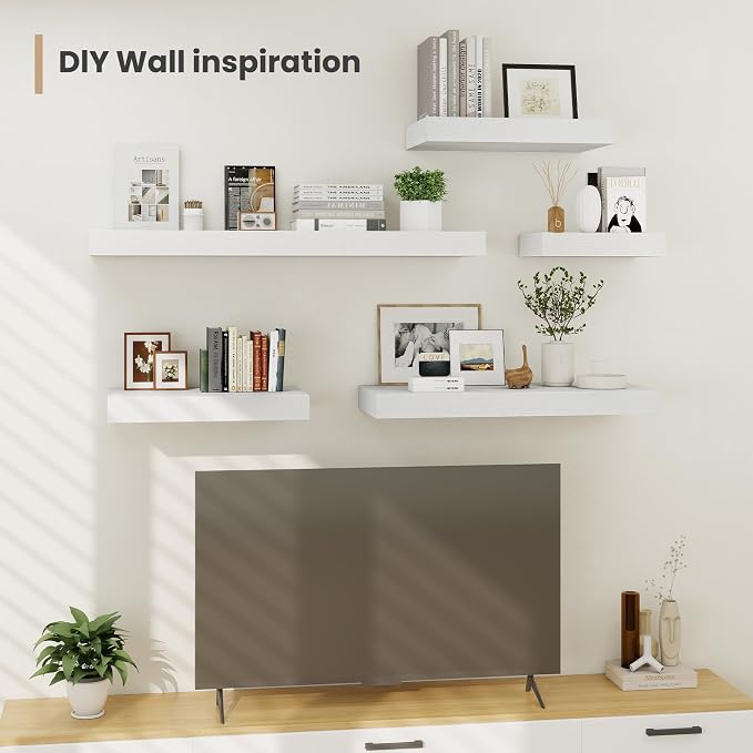 Heimlove 12 Inch Deep Floating Shelves, 12 x 12 inches Long Wall Shelf - Image 6