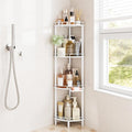 ELYKEN Corner Shower Caddy Standing, 4 Tier Rustproof Metal Shower Organizer by ELYKEN