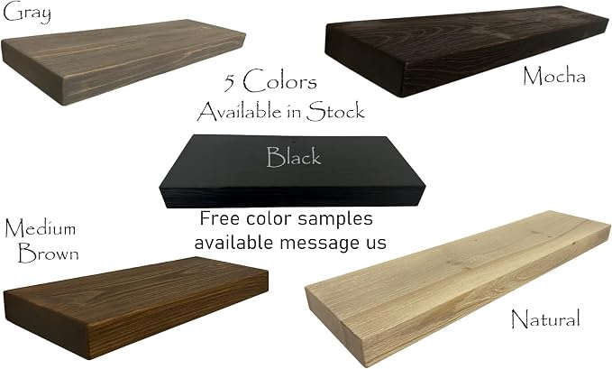 joelsantiques - 60 Inch Wooden Floating Shelves - Image 3