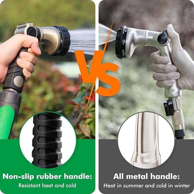 RESTMO Heavy Duty Hose Nozzle, Metal Garden Water Hose Sprayer - Image 6