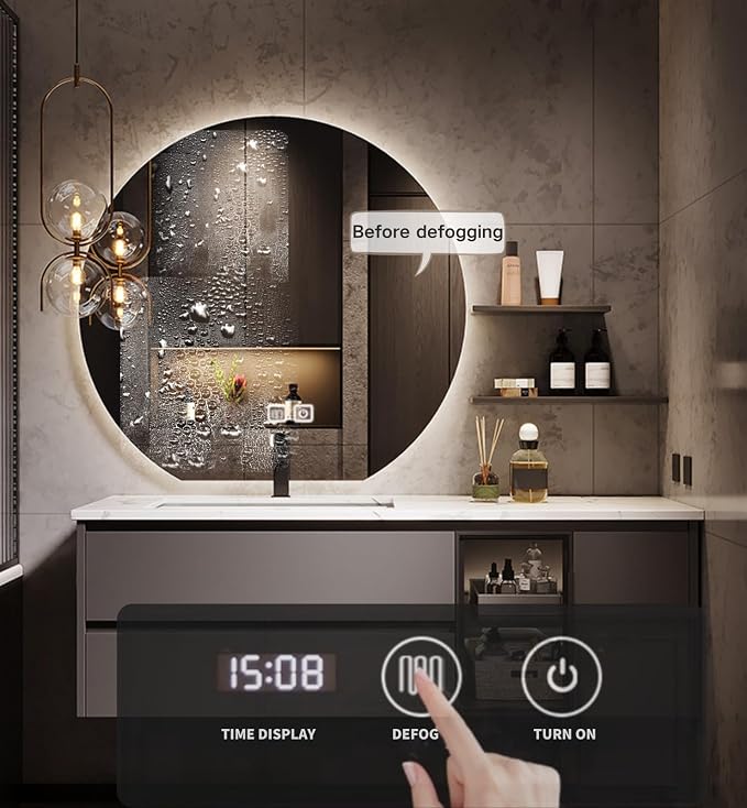 48IN Bathroom Vanity with Sink, Floating Modern Bathroom Vanity Include LED - Image 5