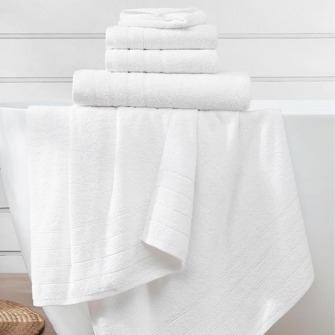 Casa Platino 100% Cotton Luxury Bathroom Towel Set - Image 6