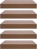33 Inch Floating Shelves for Wall, 16 Inch Deep Hanging Shelf, Large Display & by LUOSHALIYA