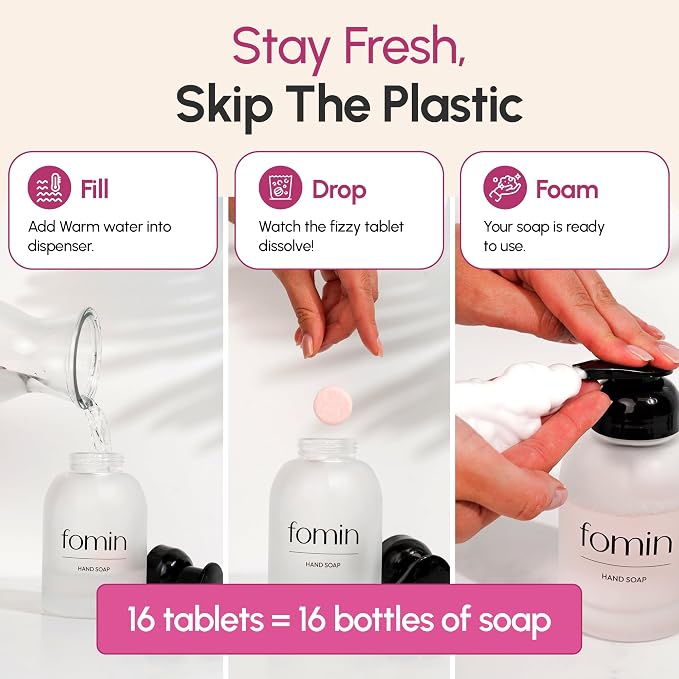 FOMIN Foaming Hand Soap Tablet Refills - Image 3