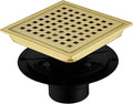 6 Inch Square Shower Drain by Orhemus