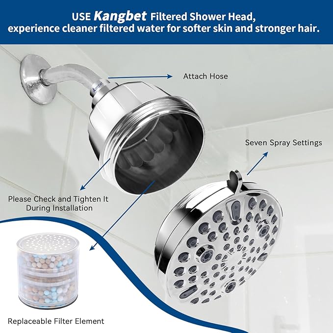 Filtered Shower Head | Shower Filter - Image 5