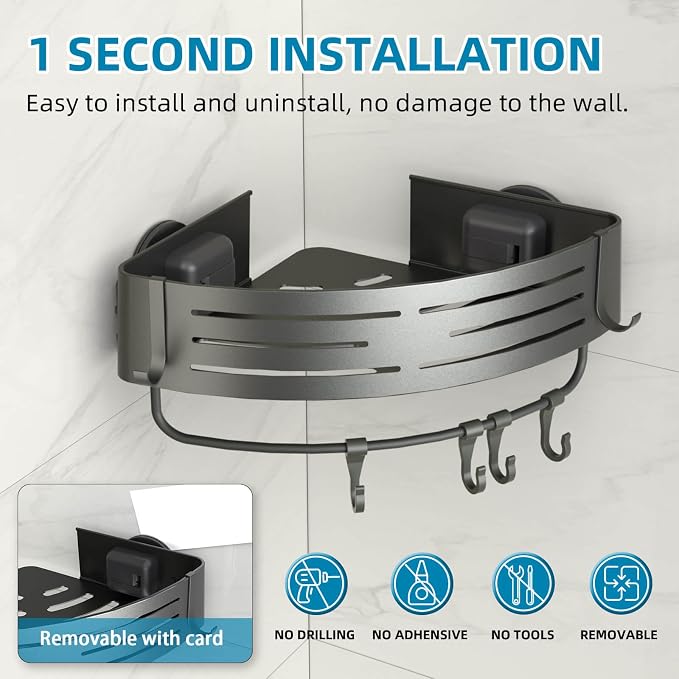 Onemake Corner Shower Caddy - Image 2