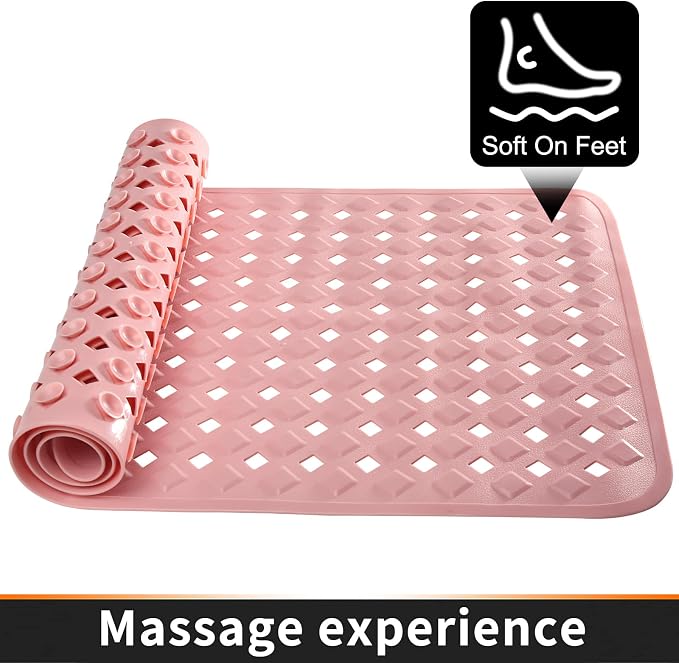 Yimobra Bathtub Mat Non Slip, Super Strong Suction Cups, 27.5"x15.5" Long - Image 8