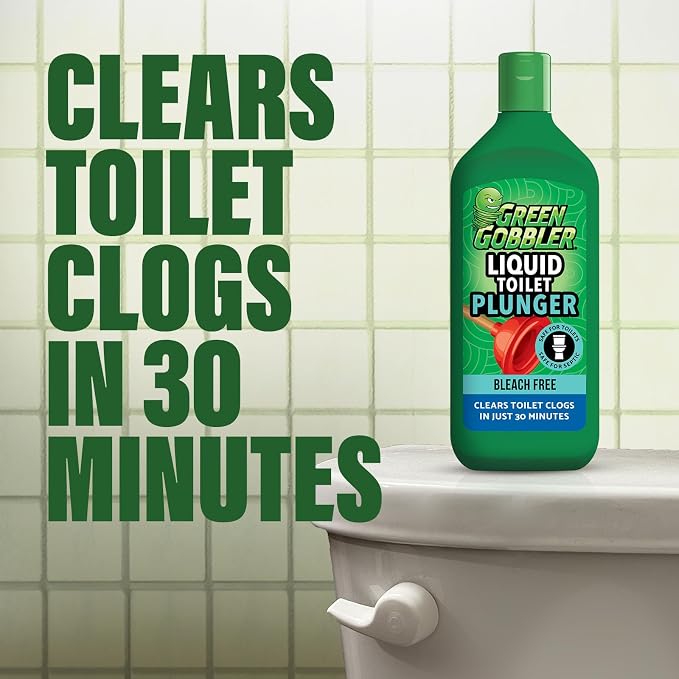 Green Gobbler Liquid Toilet Plunger | Clog Remover | Safe - Image 3