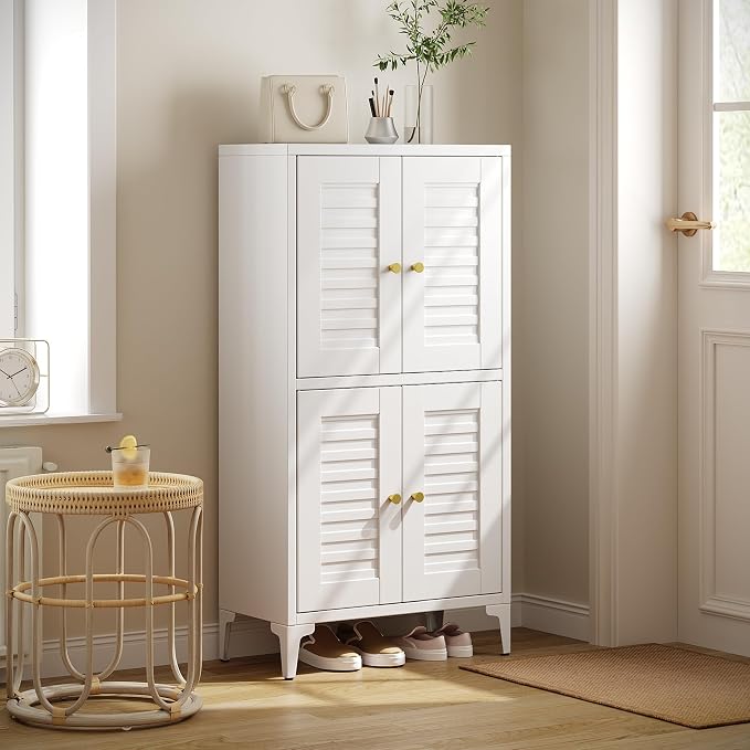 45.87''H Metal Bathroom Floor Storage Cabinet - Image 8