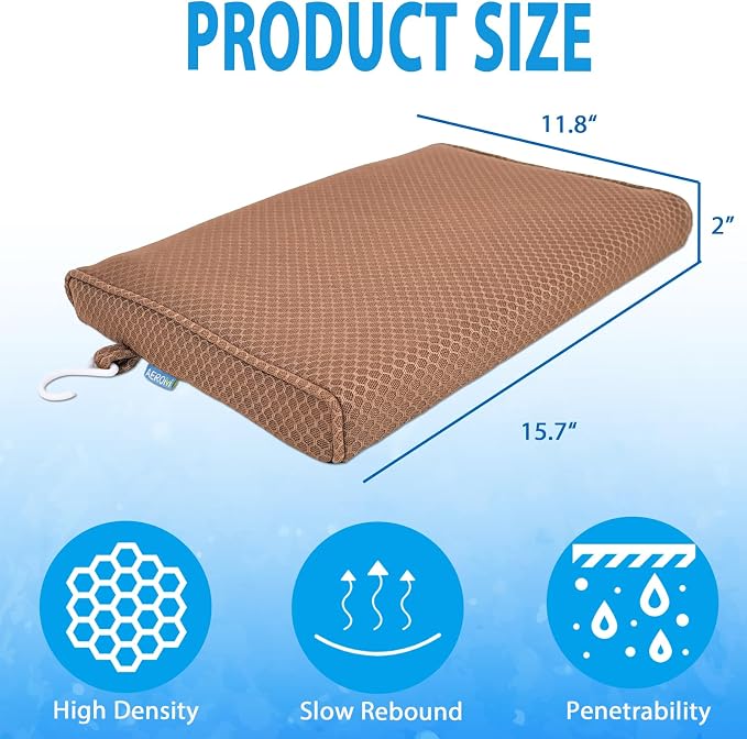 AEROiVi Shower Seat Cushion, Shower Chair Cushion - Image 5