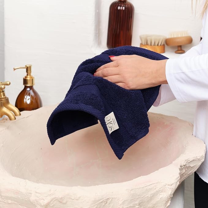 SOFE H&L | Olea Luxury Turkish Cotton Bath Towels Set of 6 : 2 Bath Towels 2 - Image 4