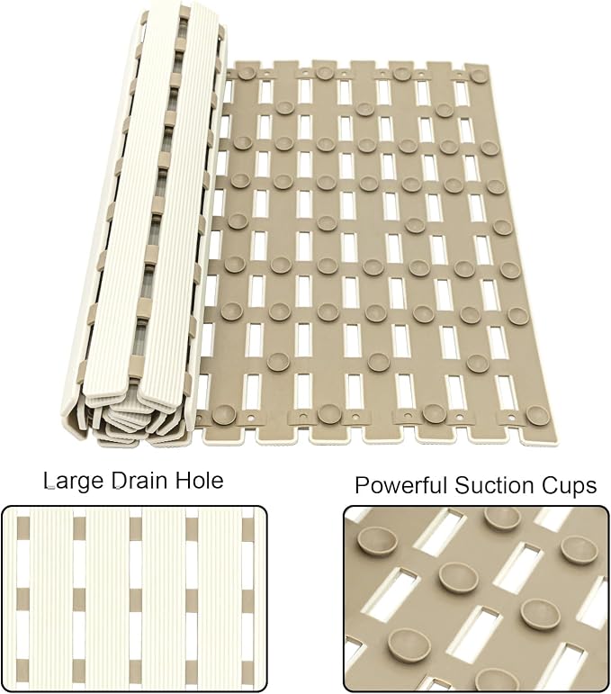 MBOSS Bath Tub Shower Mat Non Slip Bathtub Mats - Image 2