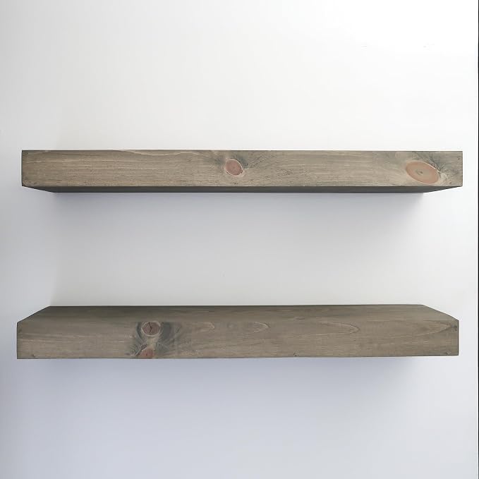 Urbandi Modern Floating Shelves 3 Inches Thick - Image 6