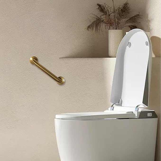 Shower Grab Bar, 2 Pack 24 Inch Gold Bathroom Safety Bar, 1.25" Diameter 304 - Image 7