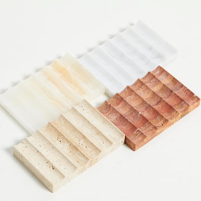 Luxurious Marble Soap Dish Jewelry Ring Tray - Image 4