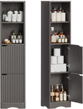67" Tall Bathroom Organizer and Storage, Narrow Storage Cabinet by Unknown