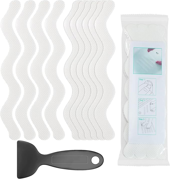 Non Slip Bathtub Stickers Set of 30, Bath Stickers Non Slip by Kucucyle