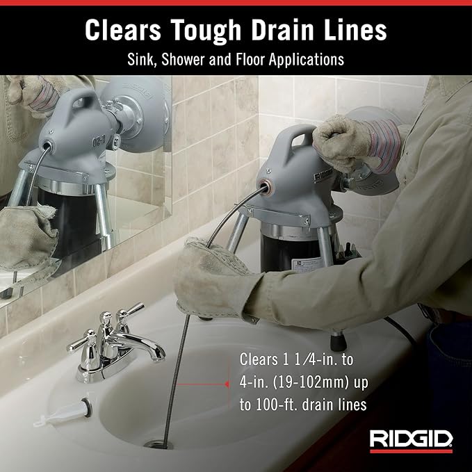 RIDGID 58920 Model K-50 Sectional Drain Cleaning Machine - Image 4