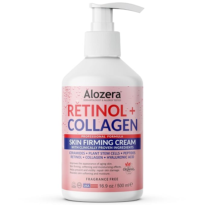 Alozera Skin Firming Retinol Collagen Body Lotion by AlozeraSkincare