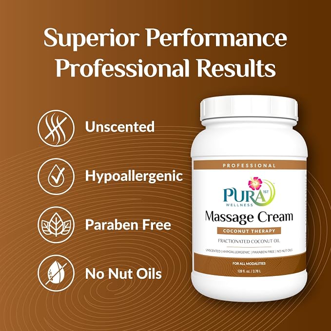 Coconut Therapy Massage Cream, Coconut Massage, Professional Deep Tissue Therapy - Image 3