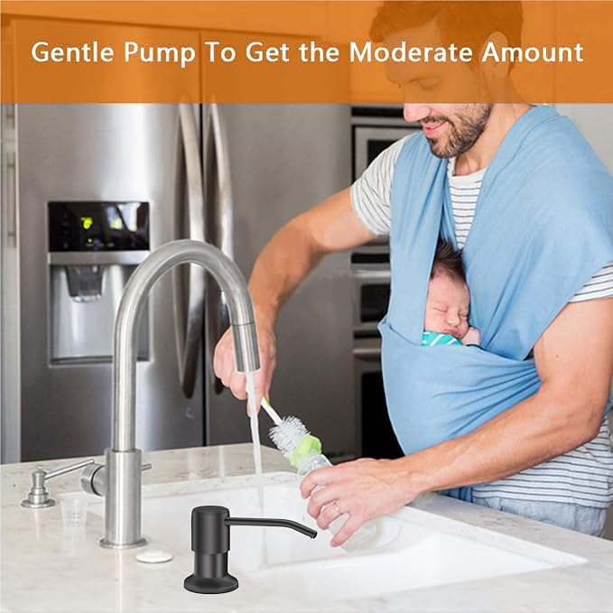 Sink Soap Dispenser, Kichen Sink SoapDispenser, Under Sink Soap Dispenser Pump - Image 7